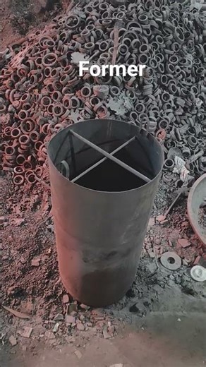 former to use inside the induction furnace #metallurgy #steel #welding #inductionwelding #metalurgy