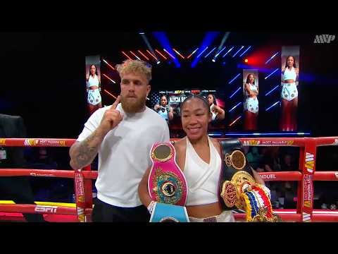 "3 MINUTES, 10 RDS. ON MY PERIOD?" - ALYCIA BAUMGARDNER POST-FIGHT INTERVIEW | MVPW 02 Fight N