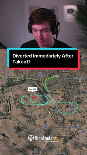 Diverted Immediately After Takeoff #news #aviation #americanairlines | Aviation