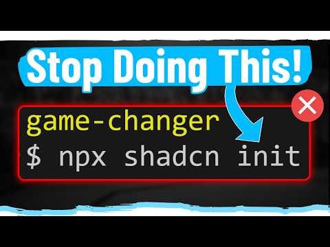 Everyone Is Missing What Makes NEW Shadcn Update Amazing