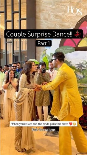 PART 1 - Bride Surprise Dance Performance for the Groom | Couple Dance | Indian Wedding | Sangeet