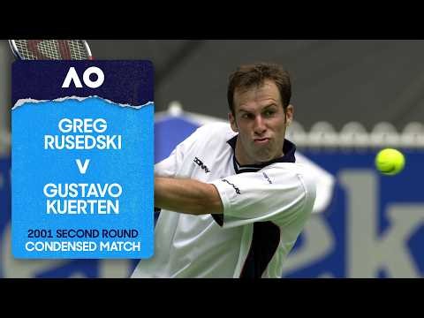 Greg Rusedski v Gustavo Kuerten Condensed Match | Australian Open 2001 Second Round