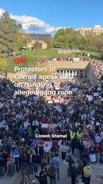 Protesters at Cornell speak out on handling of alleged gang rape