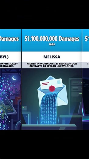 Virus Evolution: Deadliest Computer Viruses #shorts