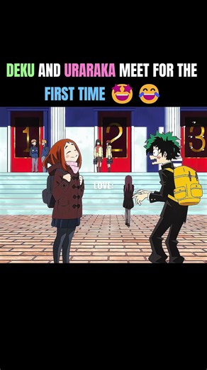 DEKU AND URARAKA MEET FOR THE FIRST TIME 🤩😂 | #animeedit #myheroacademia #anime