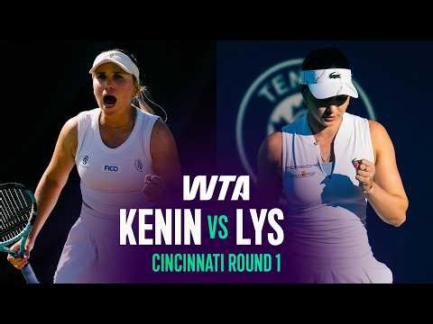 Sofia Kenin vs. Eva Lys | 2026 Cincinnati Round 1 | WTA Match Highlights