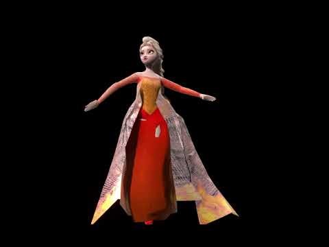 MMD Fire Elsa Let it go