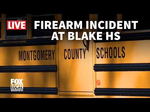 LIVE: Montgomery Co. Police give update on shooting investigation at Blake High School | FOX 5 DC