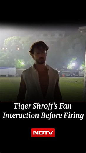 Viral Video Shows Tiger Shroff Interacting With Fans An Hour Before Firing Incident