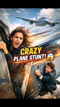 Tom Cruise Mission Impossible Plane Stunt Mid-Air ! 😳🔥#shorts
