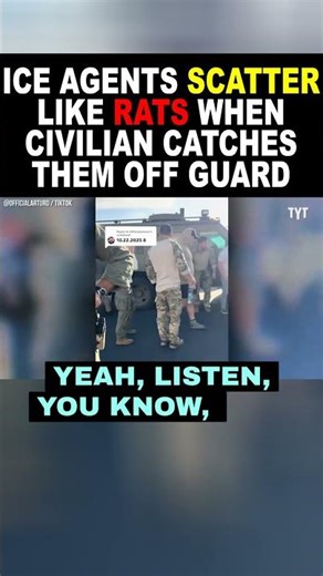 Activist Leaves ICE Agents Shaking in Their Boots