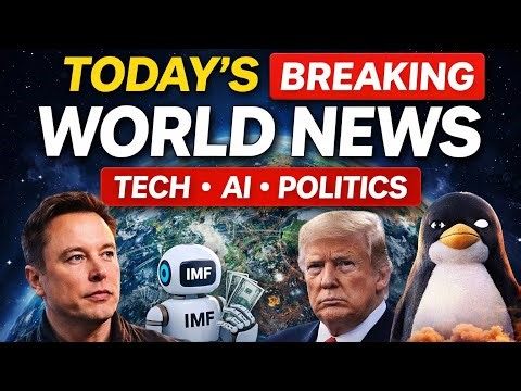 Today’s Breaking World News in English | Tech, AI, Politics & Global Updates