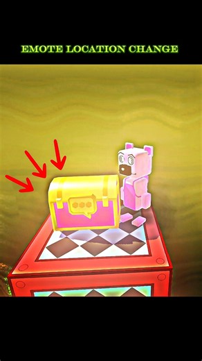 Emote box location change in super bear adventure #superbearadventure