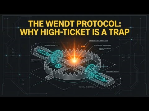 The Wendt Protocol: Why High-Ticket is a Trap