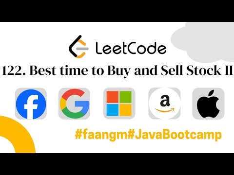 Best Time to Buy and Sell Stock II - Leetcode 122 - Java