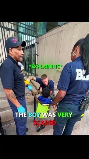 This child's reaction says it all #heroes #rescue #shorts
