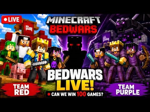 🔴 Minecraft Bedwars LIVE With Subscribers!
