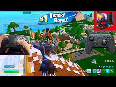 Nintendo Pro Controller on PC Handcam 🎮 Fortnite Reload Gameplay 👑 (Fortnite Chapter 7 Season 2)