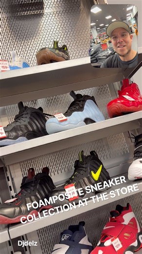 Nike Foamposite Collection at Sneaker store #sneakers #sneakerhead #shoes