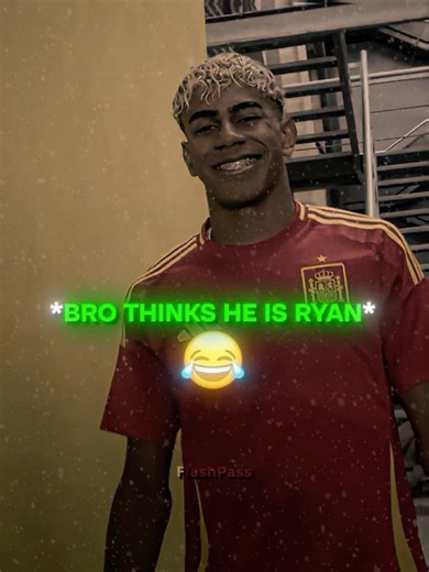 Yamal Thinks He Is Ryan..😂