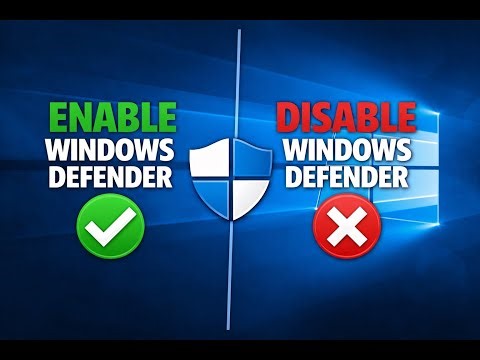 How to Disable or Enable Windows Defender on Windows 10 | Windows defender on and off kaise karen