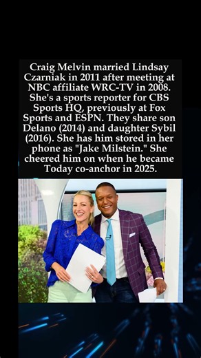 Who Is Craig Melvin's Wife? All About Sportscaster Lindsay Czarniak #CraigMelvin