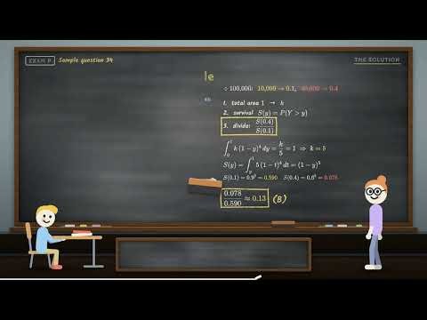SOA Exam P Sample Question 34: Group Medical Claims Past $40,000 Given $10,000 (Walkthrough)