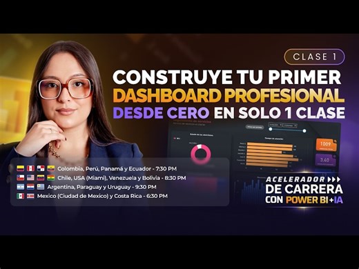 Video Summary - Clase 1 - Tu primer Dashboard profesional en solo 1 clase - Acelerador de carrera con Power BI