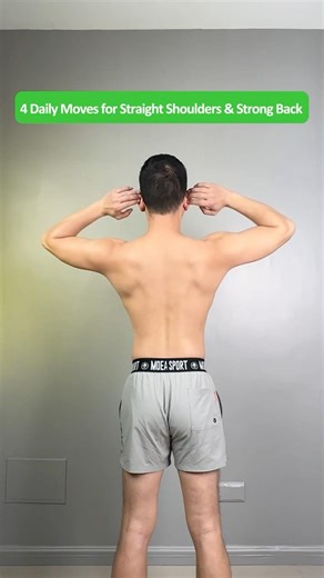 4 Easy Daily Exercises to Correct Hunchback, Rounded Shoulders, and Buffalo Hump