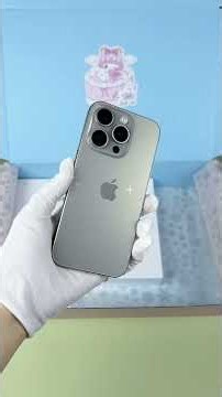 Immersive packaging iPhone 15 Pro # immersive # packaging video # used phone # digital technology...
