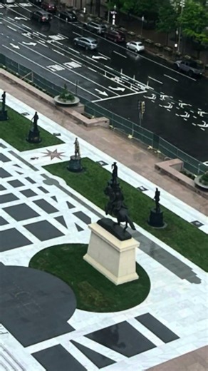13 statues have been installed at DC’s Freedom Plaza