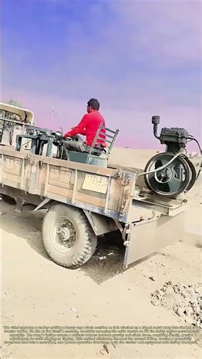 Winching Upward: How a Worker Hauls a Rope Winch Into a Truck Bed