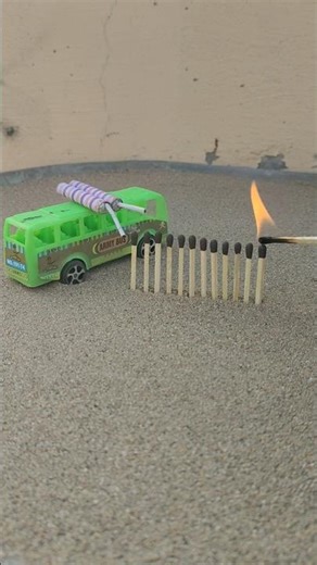 Matchstick Amazing Cracker experiment | cracker testing 2026 🚎#shorts #crackers