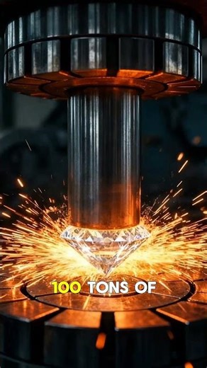 Unbelievable: Diamond vs Hydraulic Press – What Happens When They Collide! #shorts #shortvideo