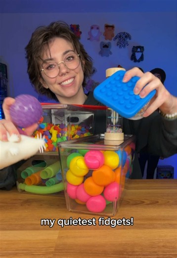 which one is the most quiet?! #fidgets #asmr #satisfying #asmrsounds | fidgets