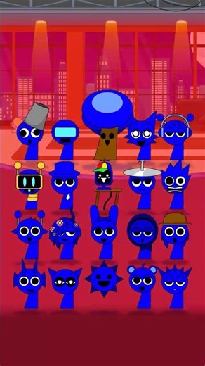 Normal Sprunki Night Party Dance but Blue#brainrot #sprunki #sprunkidance #nightparty