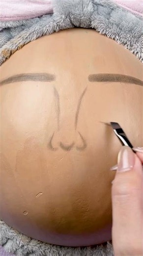 Thick base makeup tutorial #shorts #satisfying #makeup