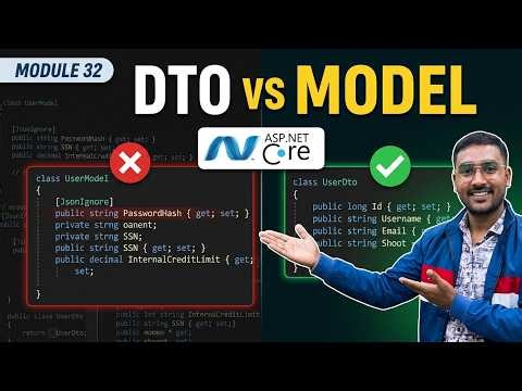 DTOs Explained in ASP.NET Core Web API 🔥 Request DTO vs Response DTO
