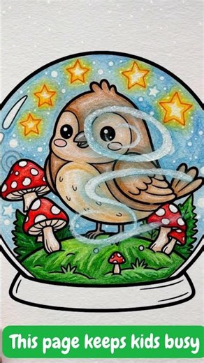 Fun Coloring Page for Kids | Watch This Page Come Alive