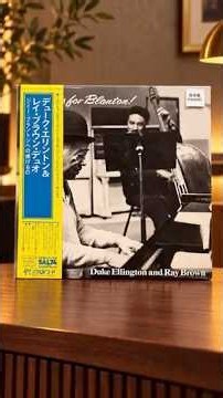 🎹 Duke Ellington & Ray Brown — This One’s for Blanton! Japan Promo LP 💿