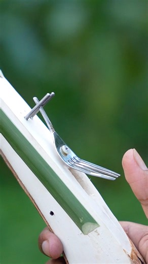 DIY Creative Bamboo Craft with Spoon