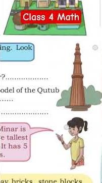 Qutub Minar Model Activity 🏗️ | Shapes in Real Life | Class 4