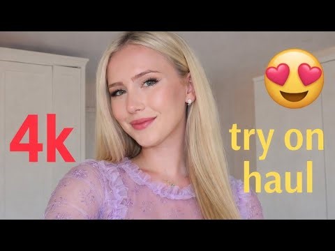 Transparent Lingerie & See-Through Dresses | Micro Bikini Try-On Haul (4K) #try 👙