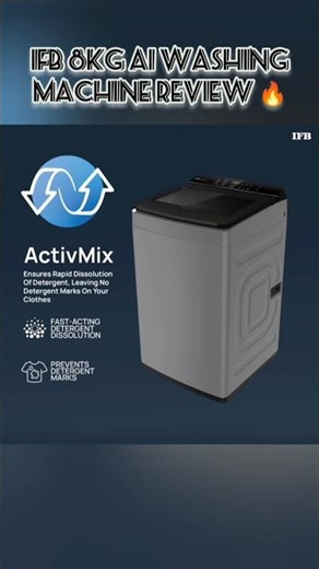 IFB 8KG AI Washing Machine Review 🔥 Best 5★ Top Load in 2026? Full Demo & Features!
