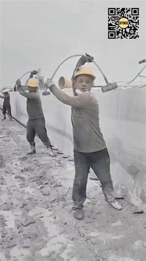 Manual Stone Splitting with Wedges | Precise Concrete Breaking Technique #9forge