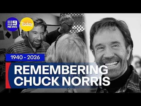 Action hero Chuck Norris passes away aged 86 | 9 News Australia