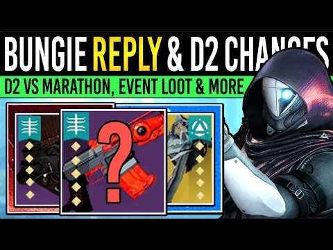Bungie RESPONDS about D2 vs Marathon, Loot Problems, New June Changes & Calendar | Destiny 2