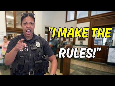 First Amendment Audit Angry Postmaster Blocks Door Then Gets Schooled!