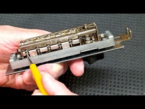 Looking Inside A Simplex Mechanical Pushbutton Lock