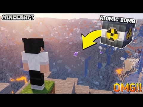Minecraft Atomic Bomb Explosion 😱 Entire World Destroyed in Seconds!